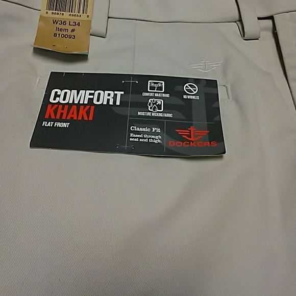 DOCKERS COMFORT KHAKI PANTS - Picture 2 of 6
